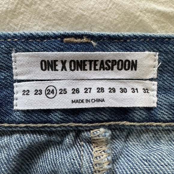 One Teaspoon Jean Skirt Size 24 - Picture 6 of 8